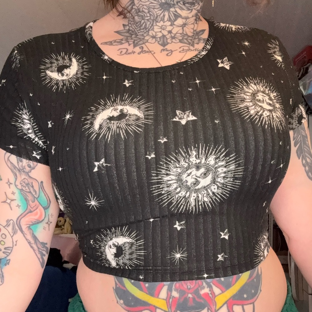 Rue 21 open back shirt